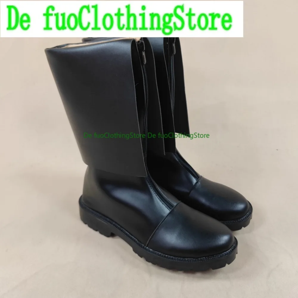 

DefuoClothing Makise Cosplay Shoes Anime Convention Boots Anime Game Role-playing Shoes And Boots Halloween Party