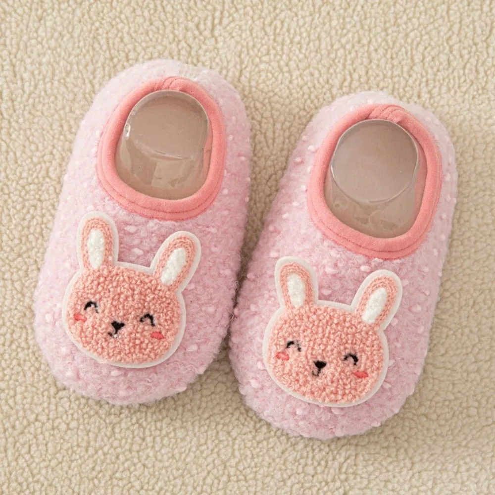 

New Slippers Comfortable Fit Cartoon Animals Toddler Prewalkers Anti-slip Breathable Toddler Floor Sock for Autumn Winter