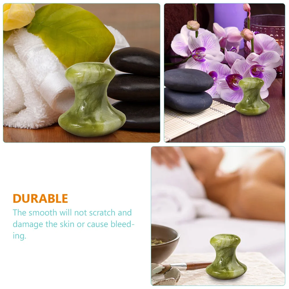 3 Pcs Massage Massager The Mushroom Grooming Facial Massaging Tool Stones Green Supplies Miss