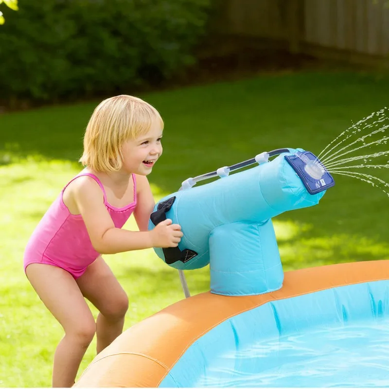 

Надувной батут-замок с водной горкой, 14.9 x 12.8 x 7.8 футов, с высокими батутными секциями, Tall S