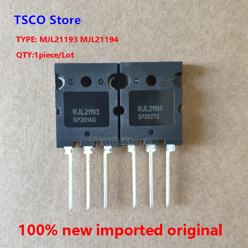 MJL21193 MJL21194 Neue Original Audio Paar Rohr 1 Paar