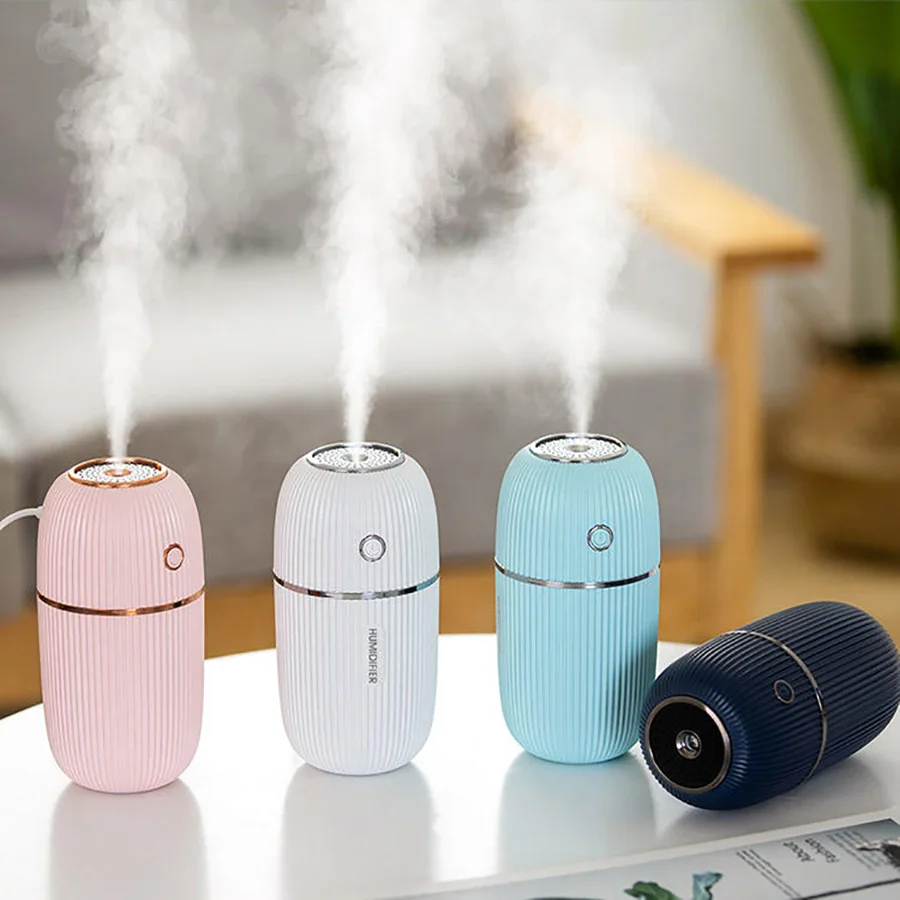 Mehrfarbiger 300ml kühler Nebel USB Ultraschall Wasser diffusor Mini kleiner Luftbe feuchter für Auto