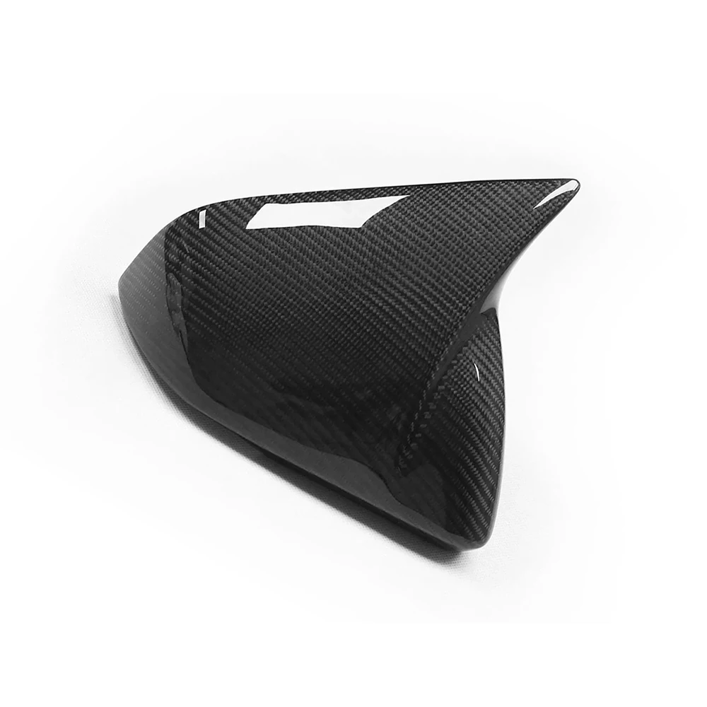 Suitable for Ford Mustang M Style Carbon Fiber Mirror Cover Caps Full Replacement - European / USA Version - Great Fitment