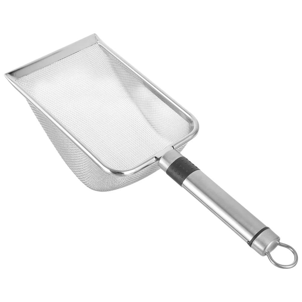 Stainless Steel Cat Litter Scoop Pet Scooper Supplies Brush Comb Sifter Metal for Trays