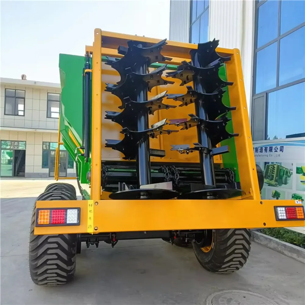16 m³  Commercial Large Compost Spreader Vertical Manure Spreader