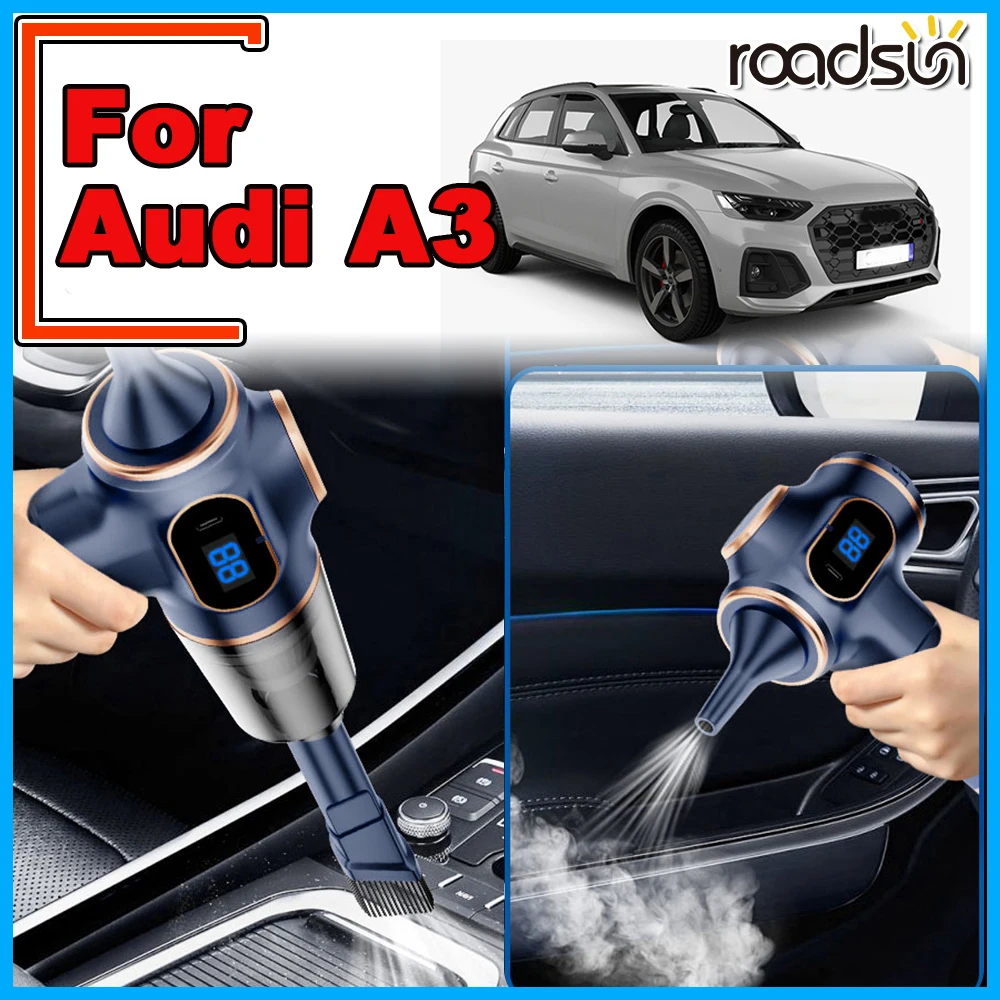 

Для Audi A3 Автомобильный пылесос Ручная модель с беспроводной зарядкой Высокая мощность Маленький автомобильный пылесос для салона 1 комплект USB-зарядки