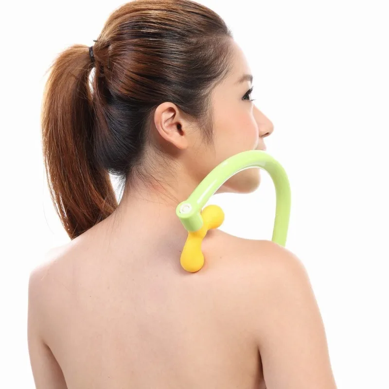 1pc Trigger Point Massager Spalla regolabile Schiena Pressatura Auto-Massaggio Simula il massaggio dei tessuti profondi Punto di massaggio manuale Asta