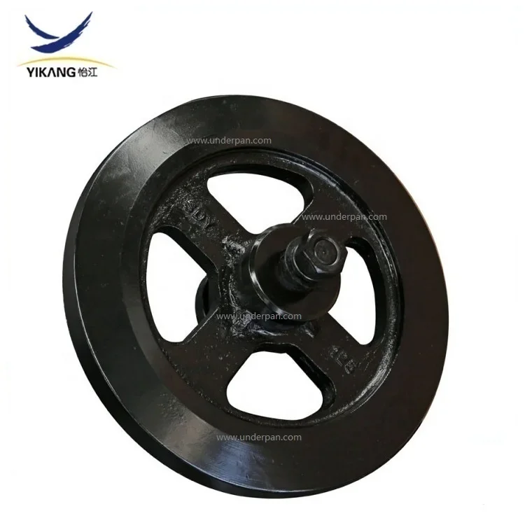 excavator bulldozer crawler undercarriage parts front idler for T190 T200 T250 T300