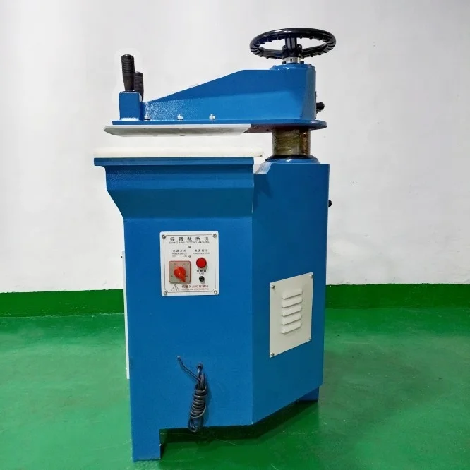 Manual Patterns Swing Arm Die Cutter Leather Cloth Clicker Press Cutting Machine Textile Clicking Press With Swing Head