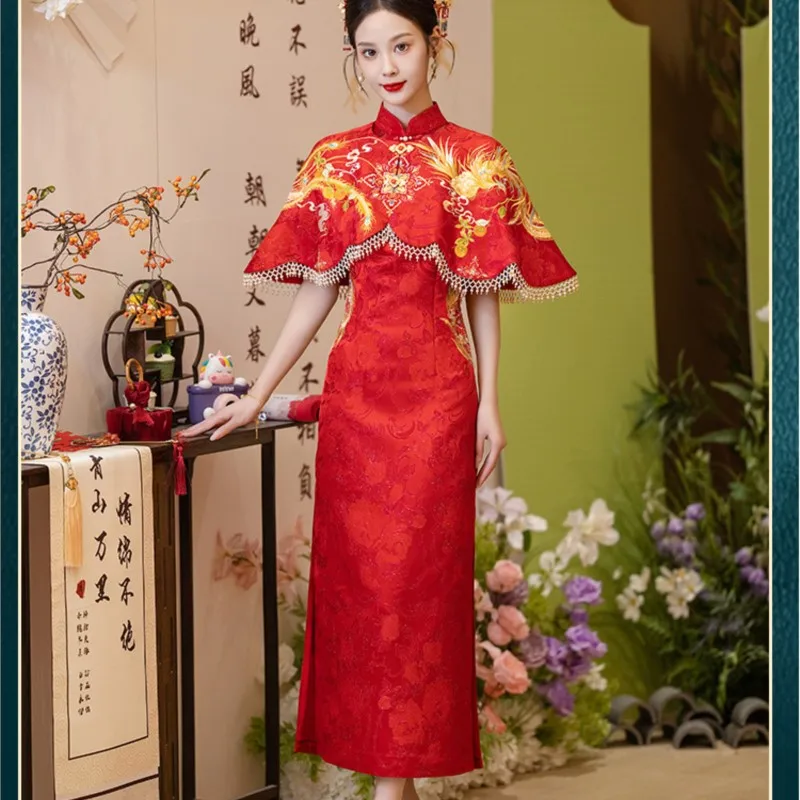 New style cheongsam Chinese-style toasting attire
