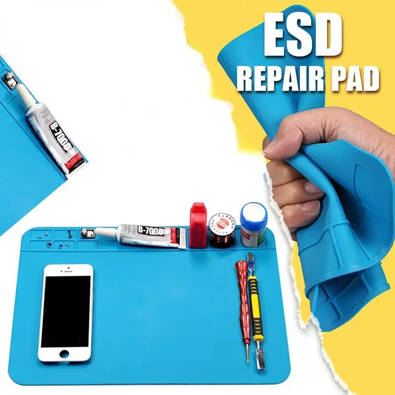 Heat Insulation Soldering Mat Job Tools Computer Phone Repair Tool Kit Working Repair Pad Heatresistant Maintenance Platform