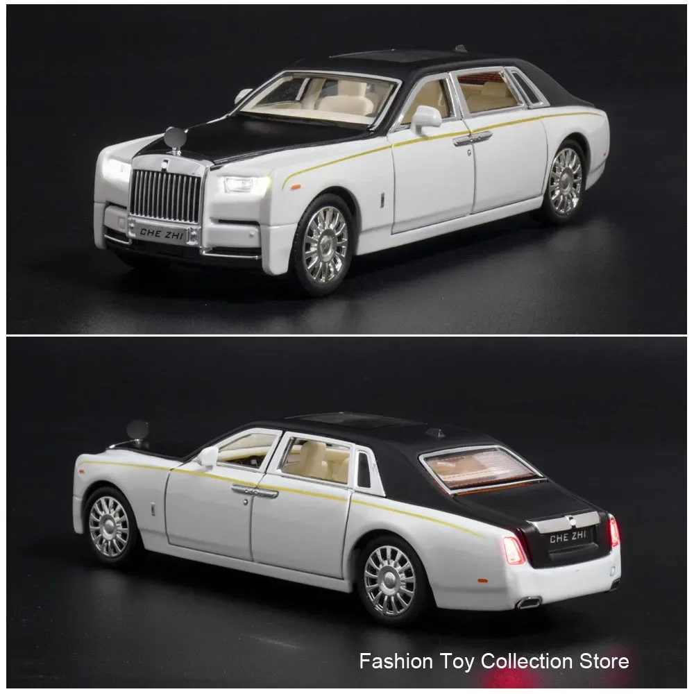 1: 32 Rolls-Royceรถรุ่นจําลองDiecastsของเล่นเสียงและแสงดึงกลับยานพาหนะ