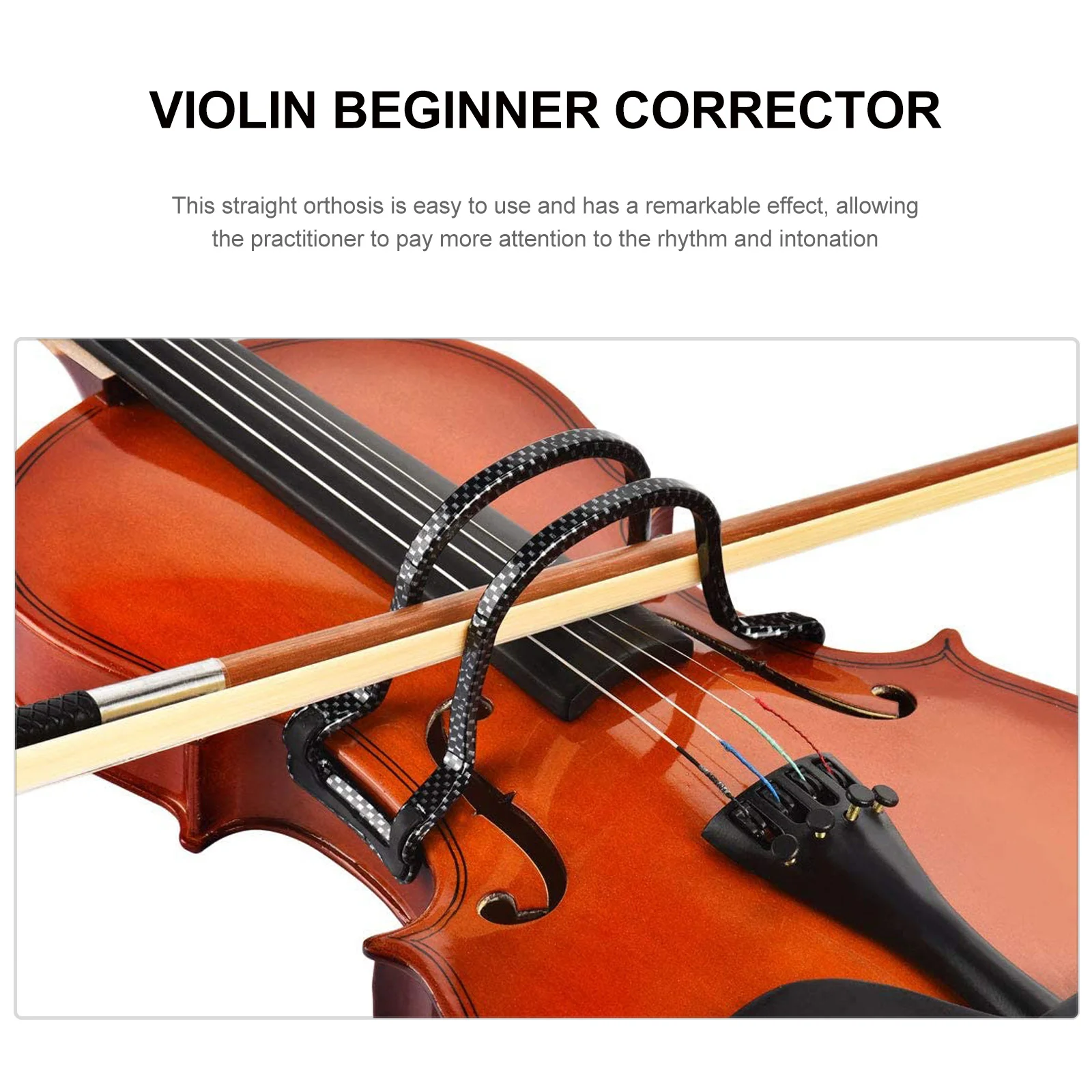 Fiddlestick Straightener Violin Bow Posture Corrector Collimator Orthotics Adjuster Beginner Training Tool Steel Wire Child