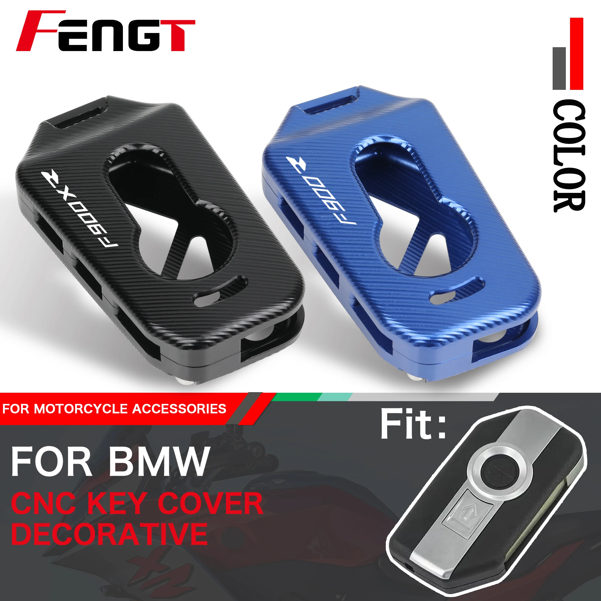

FOR BMW F900R F900XR Motorcycle CNC Key Case Cover Protector F900 R XR Intelligent Remote Key Decorative Cover Key Cap