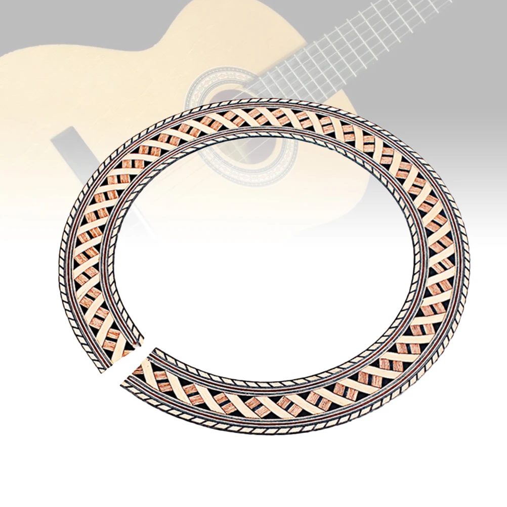 

Curved Strips Sound Guitar Decals Inlay Hole Rosette Wood Inlay Acoustic Electric Bass Decals Stickers Accessories