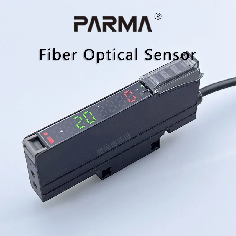 Fiber Optic Sensor Amplifier High Precision 12-24V NPN PNP NA11 FX551 Digital Display Optical Photoelectric Switch GF1-501