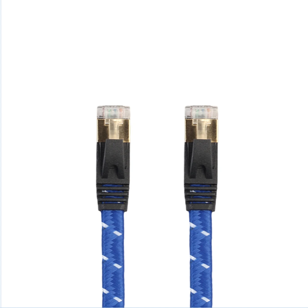 

High-Speed Cat7 10 Gigabit Braided Ethernet Cable Connector for Lan Network Modem Router Pc Printer Switch Box Ethernet