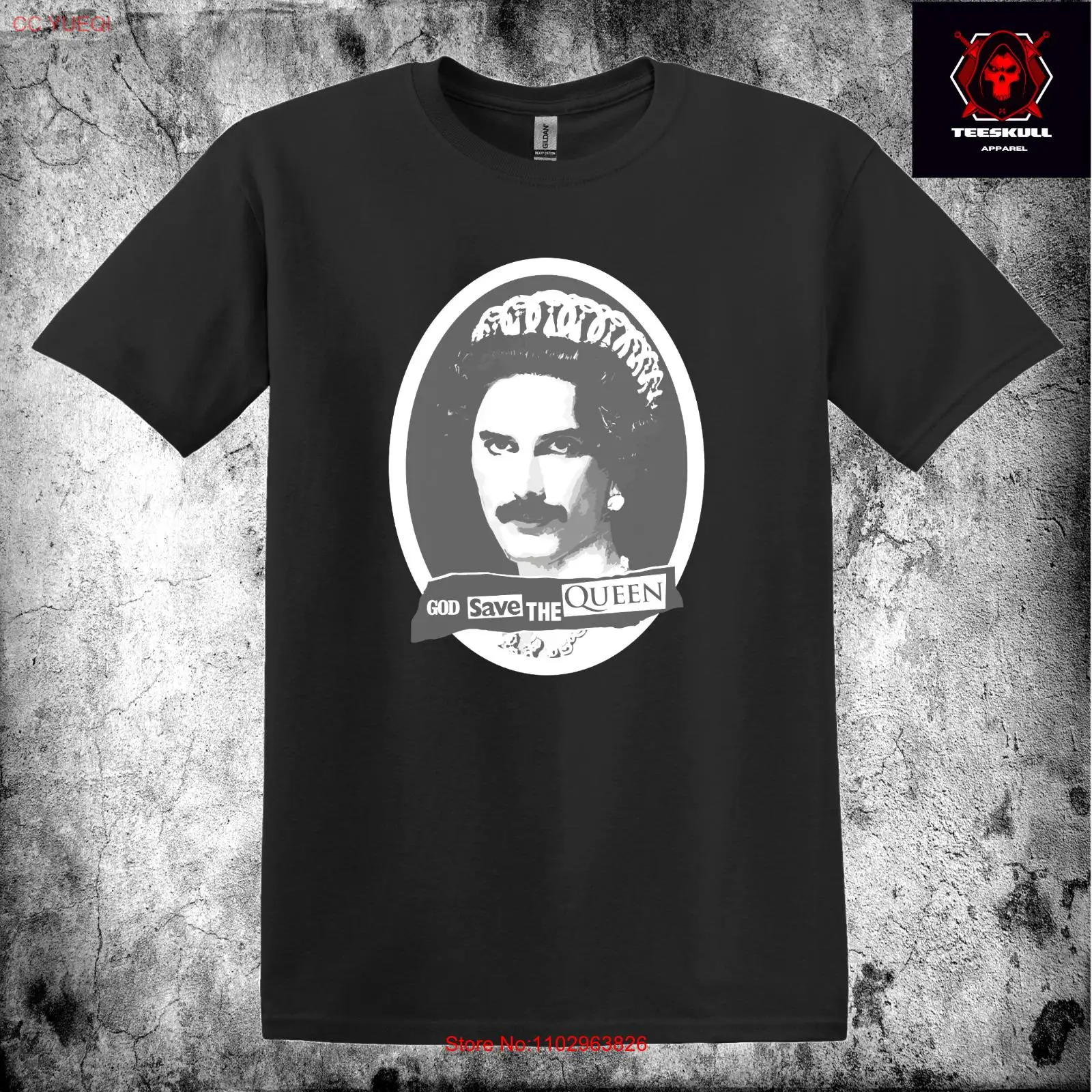 Футболка унисекс в стиле панк-рок Sex Pistols «God Save The Queen» S–3XL 🤘
