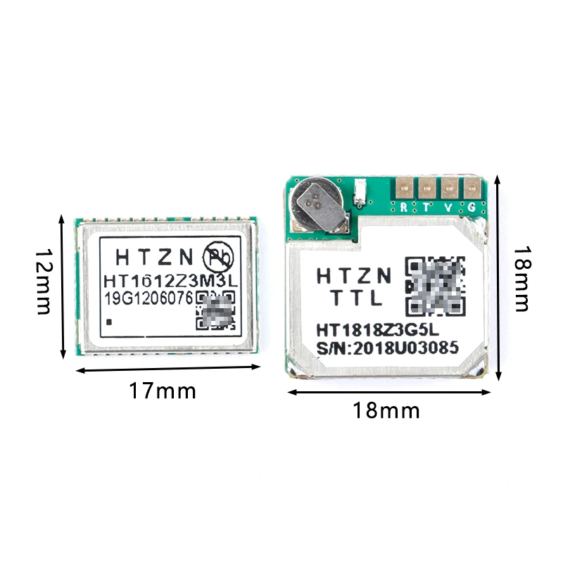 2Pcs/1pc HT1818Z3G5L With Flash AT6558R GPS+BDS Beidou Position Module Satellite Timing Navigation for Car Monitoring GNSS Tool