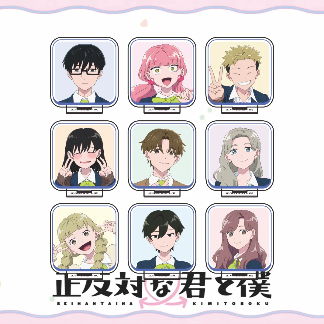 You and I Are Polar Opposites Series Newest Acrylic Stand Suzuki Miyu Tani Yuusuke School Portrait Figure Nice Gift Keychain