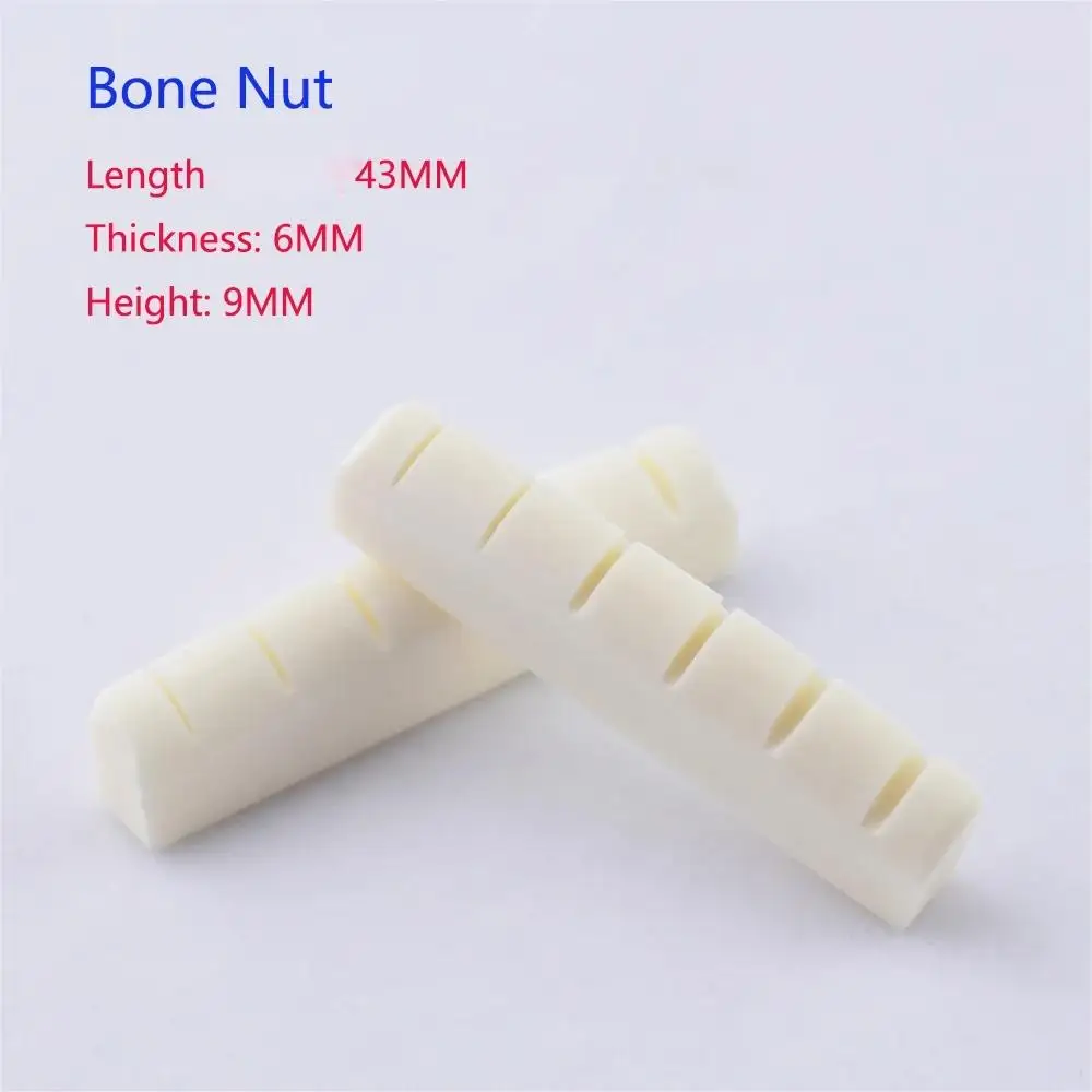 Bone Nut For Electric Guitar Fingerboard 43 MM Scale