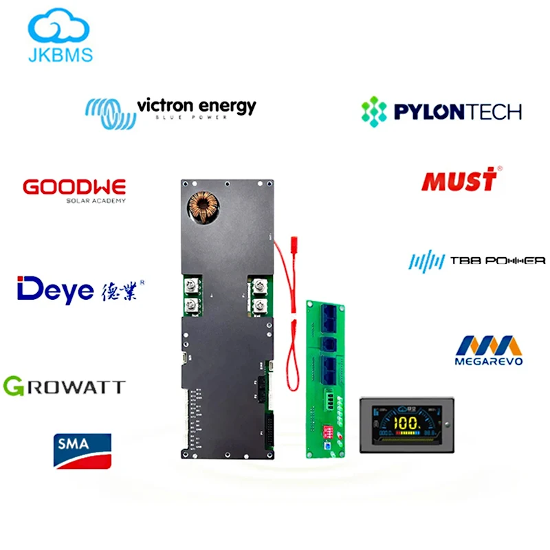 JK ESS BMS 8S 10S 12S 16S 100A 150A 200A Inverter BMS Family Energy Storage Li-ion Lifepo4 Lto Jikong BMS With RS485 232 CAN BT