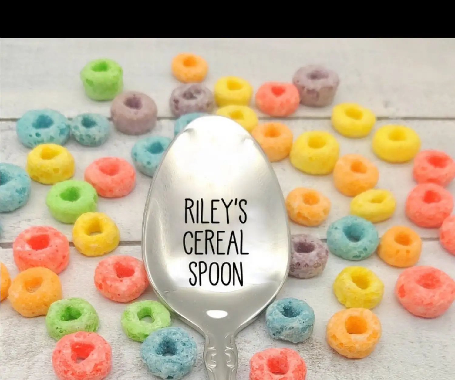 Getreidelöffel mit personalisiertem Namen, individueller Löffel, Kindergeschenk, lustiges Geschenk, College-Geschenk, Geschenkaustausch, Geschenk für Arbeitnehmer für ihn, ihr