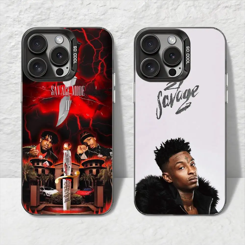 Чехол для телефона Funda 21 S-Savage I-ISSA Rappers для iPhone 11, 12, 13, 14, 15, 16 Pro Max Plus, защитный чехол для телефона Чехол для телефона Funda 21 S-Savage I-ISSA Rappers для iPhone 11, 12, 13, 14, 15, 16 Pro Max Plus, защитный чехол для телефона