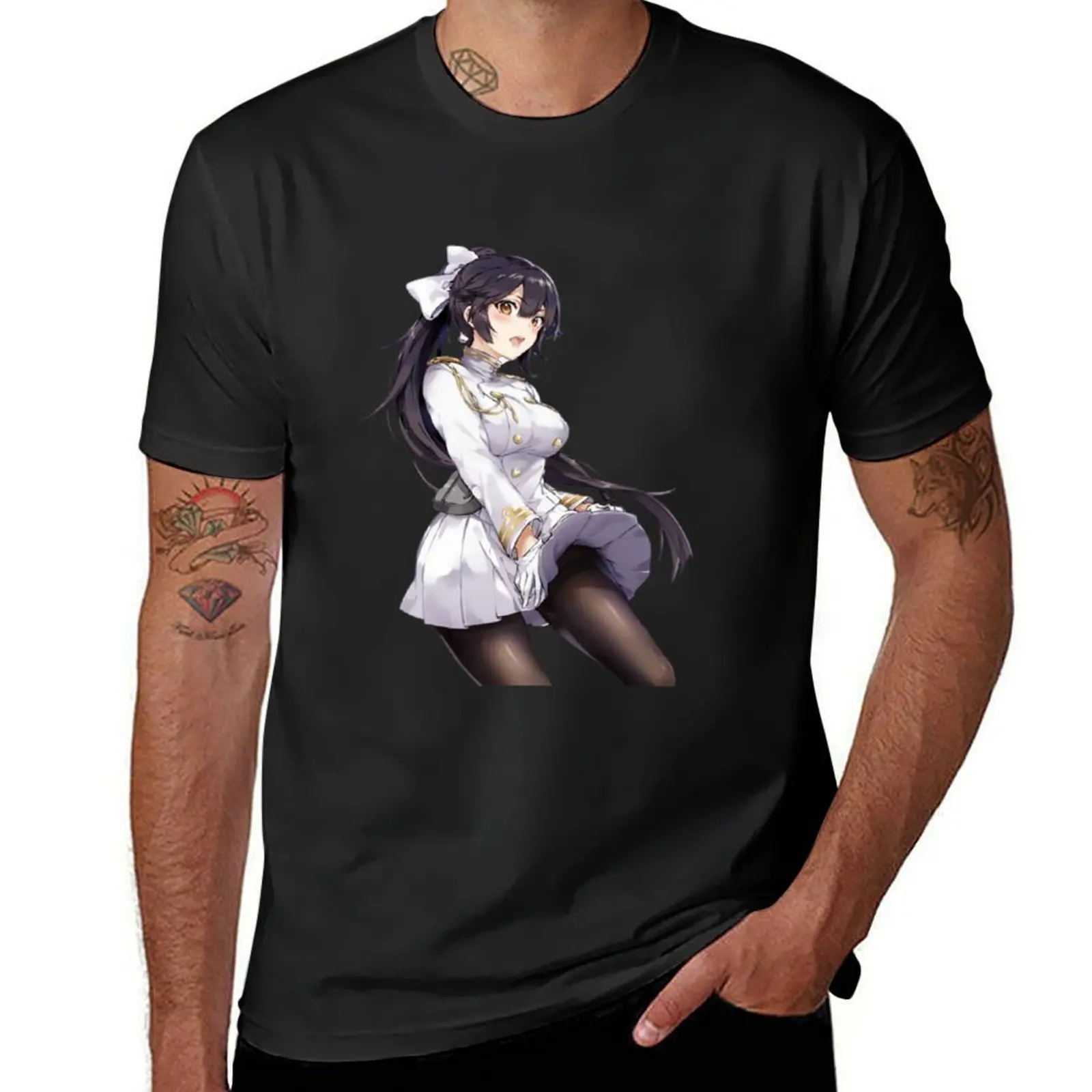 

Azur Lane Takao T-Shirt Short sleeve tee customs for a boy quick drying mens t shirt