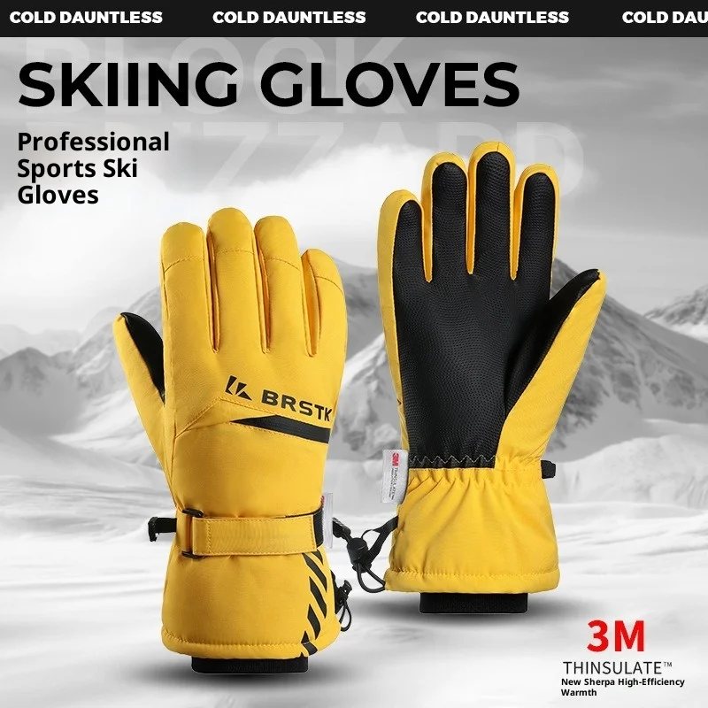 

New Touchscreen Ski Gloves Men Women Waterproof Thermal Winter Snow Gloves with Wrist Guard Skiing Snowboarding Mountaineering​