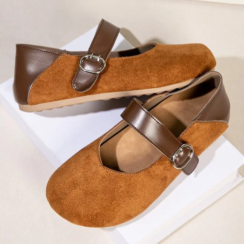 

Super Soft Sole Women Mary Jane Shoes Retro French Convertible Spring Summer 2026 New Height Boost Ideal with Skirts