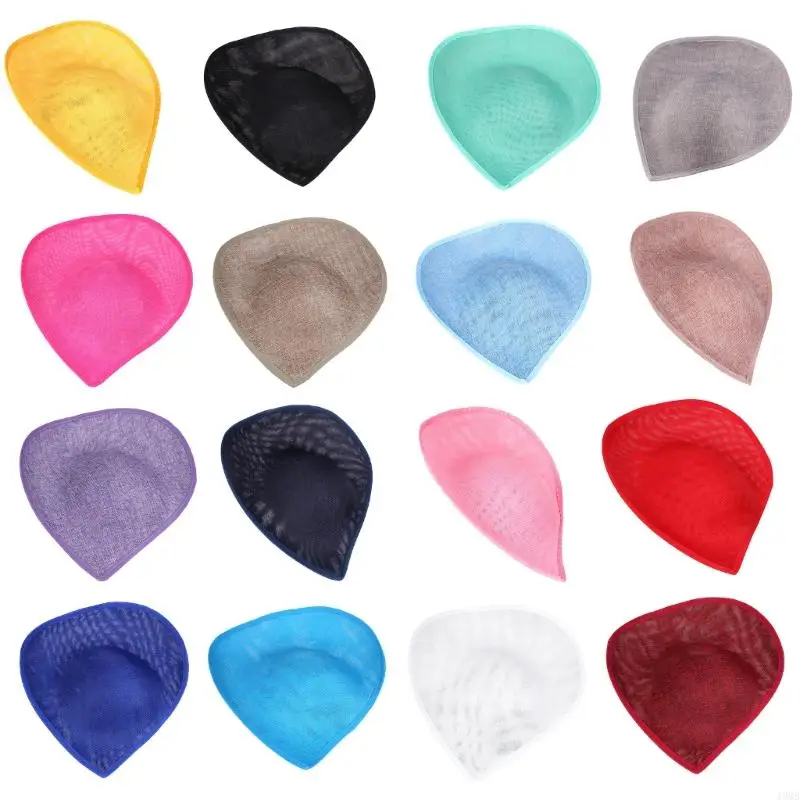 

49MB Fascinator Base Teardrop Sinamay Hat Base Sinamay Saucer Hat Base Millinery Base