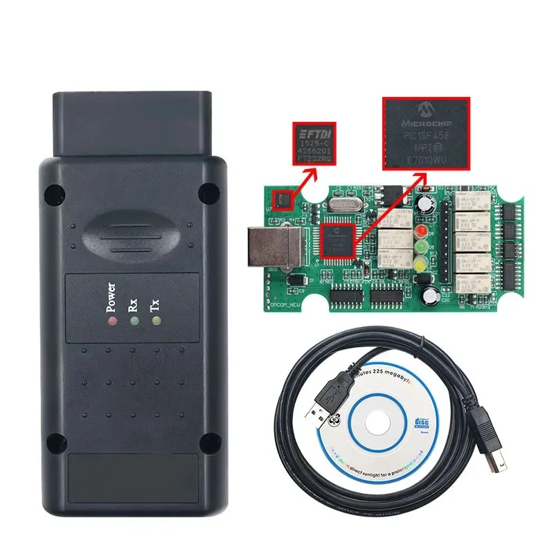 OBD2 Flash firmware Opcom V1.99 For Opel OBD2 Diagnostic Scanner Tool Opcom V2014 Car Fault Test Auto Diagnostic Tool