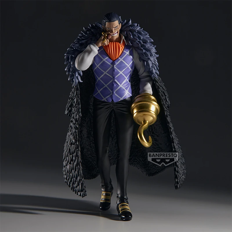 One Piece Genuine Original BANPRESTO Sir Crocodile PVC 17CM Action Anime Figure Collectible Model Doll Statuette Ornament Gift