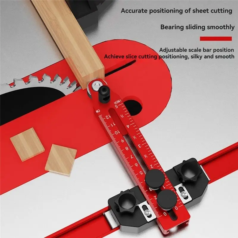 B03C-Thin Rip Jig Table Saw Jig Guide For Making Repetitive Narrow Thin Strip Cuts,Woodworking Fast Thin Ripping Guide