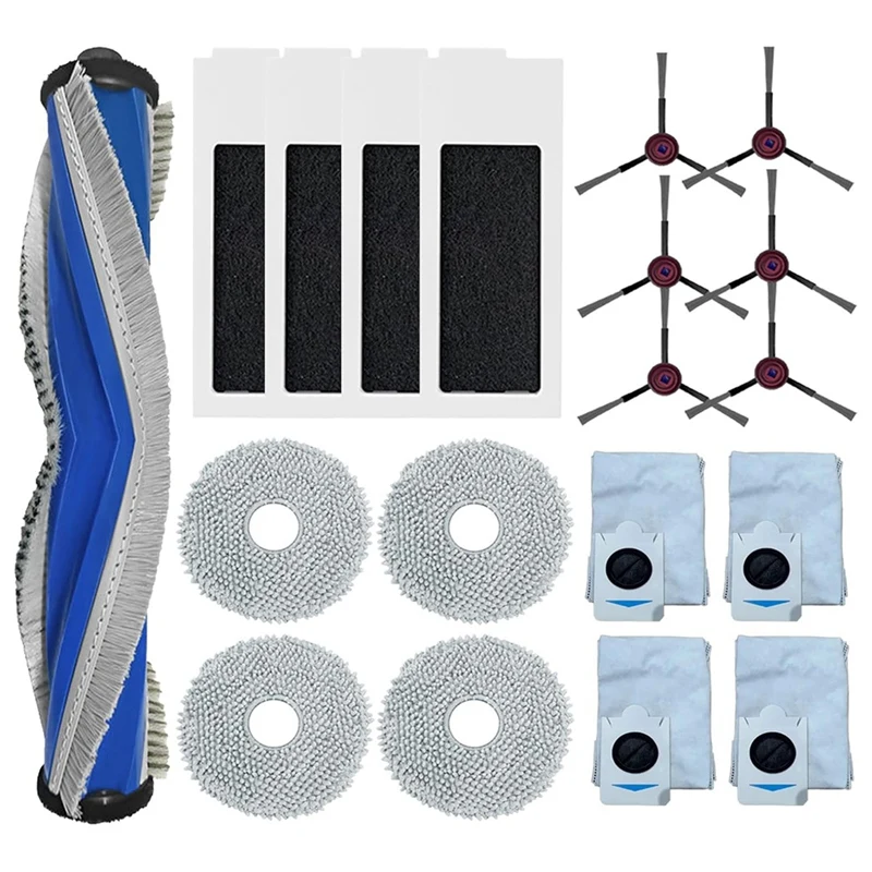 

A39T-Replacement Parts For ECOVACS DEEBOT T30S Robot Vacuum Main Side Brush HEPA Filter Mop Pad Dust Bag Accessories