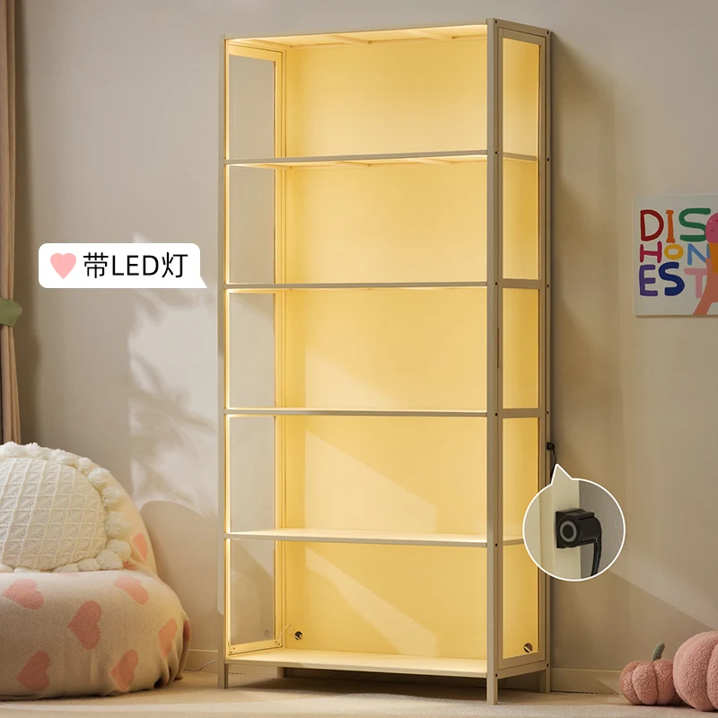 

Шкаф-витрина с лампой, бытовая пылезащитная акриловая прозрачная кукла, модель игрушки, глухая коробка, витрина, стойка для украшения