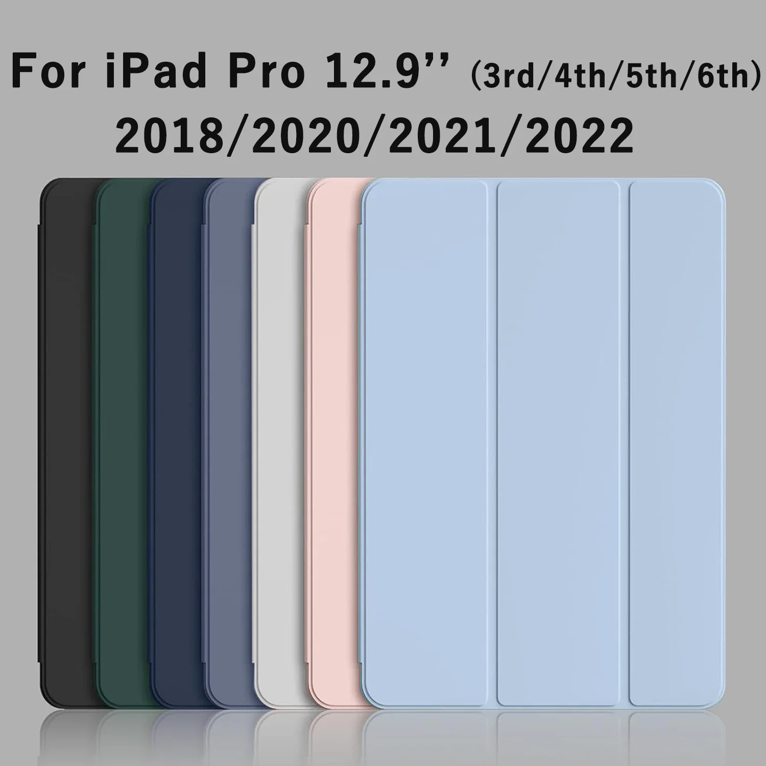 

Case For iPad Pro 12.9 inch (3rd/4th/5th/6th) 2018/2020/2021/2022 Magnetic Stand PU Leather Protective Cover