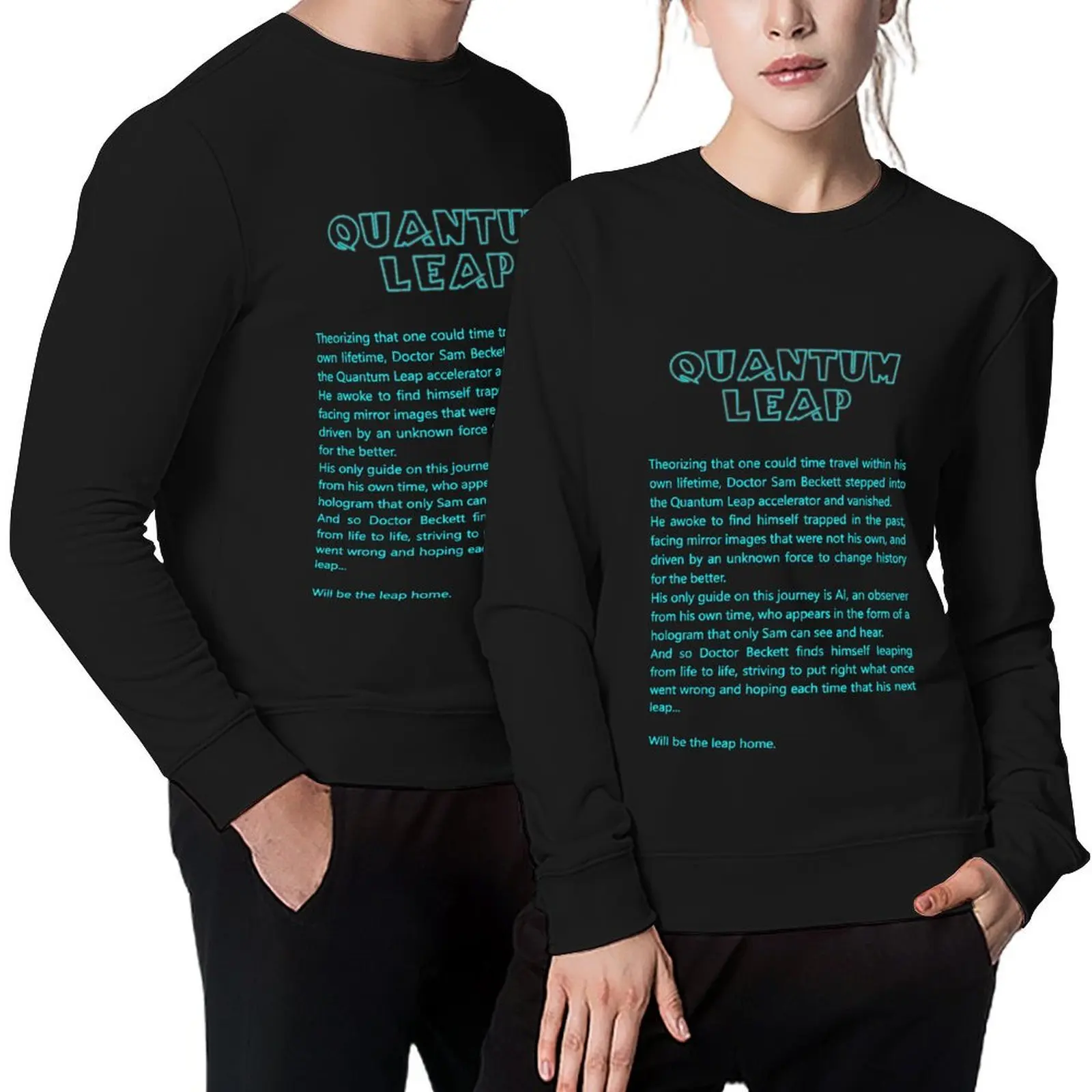 

All the words to the opening of Quantum Leap Pullover graphic t shirts men winter clothes autumn male clothes new in sweatshirts