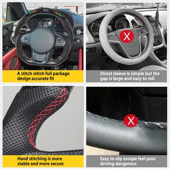 適用於Toyota GR Supra 2020-2024 MKV A90 Supra 的 LED 碳纖維方向盤,無加熱功能,無換檔撥片孔 10 最佳銷售 超碳纖維 - №6