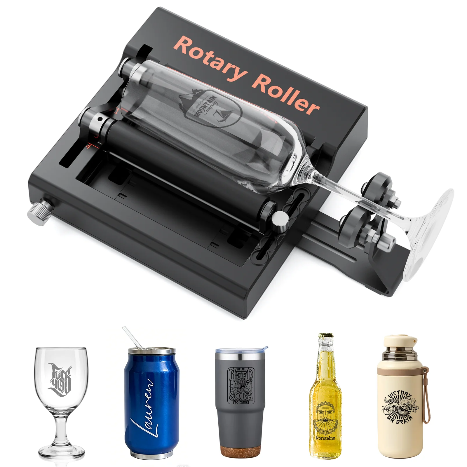 Universal Rotary Roller 360° Rotation Module RR3 for Multiple Cylindrical Goods Compatible with K10 X1 X2 F1- Bottle/Cup/Ball