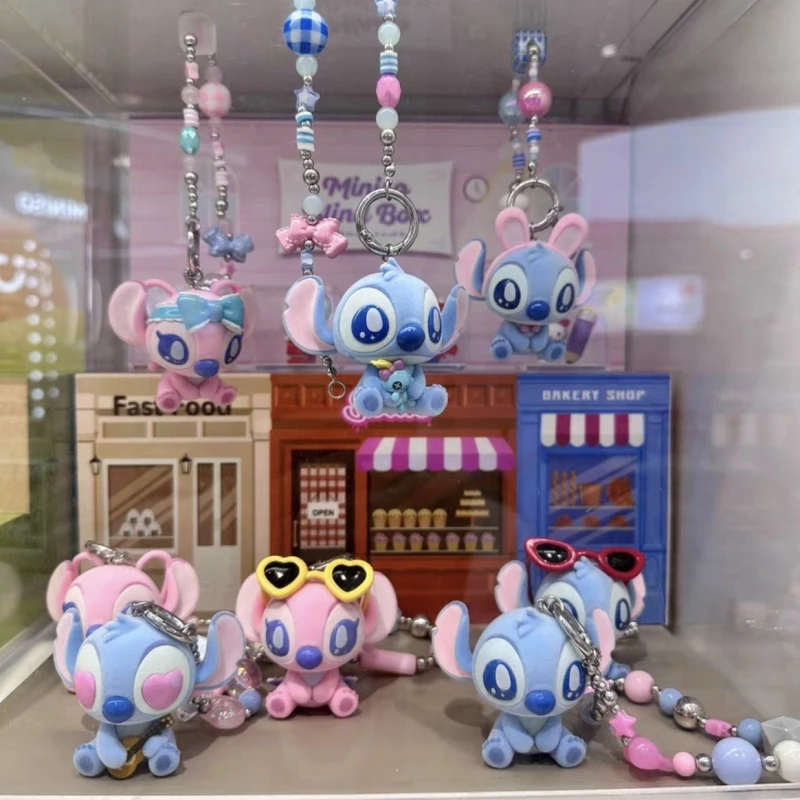 

In Stock Genuine Disney Stitch Confession Series Blind Box Kawaii Pendant Keychain Pendant Figurine Birthday Christmas Gift