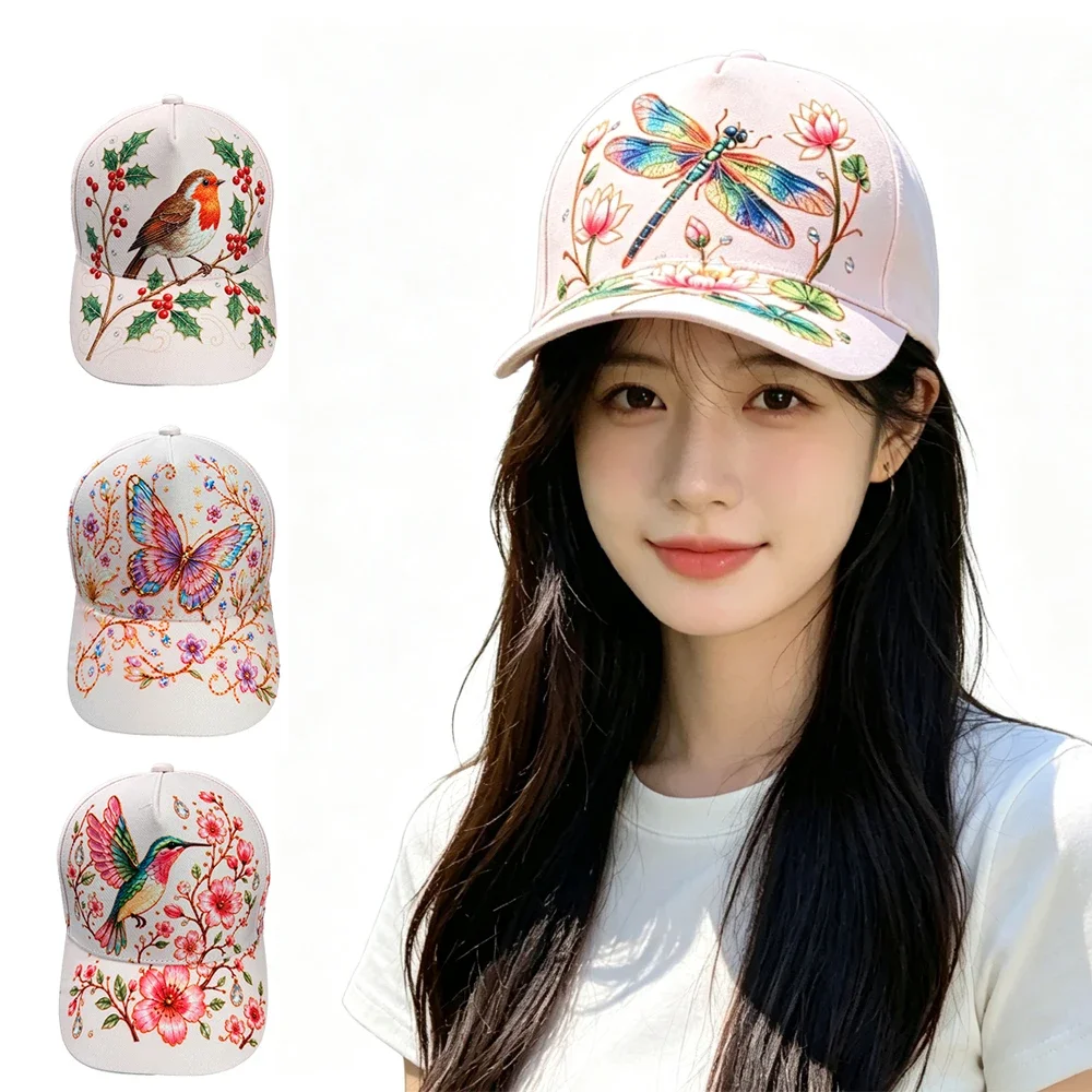 1PCS Adjustable Breathable Garden Morning Cap - Botanical Cottagecore Hat for Women, Gift for Female Gardeners