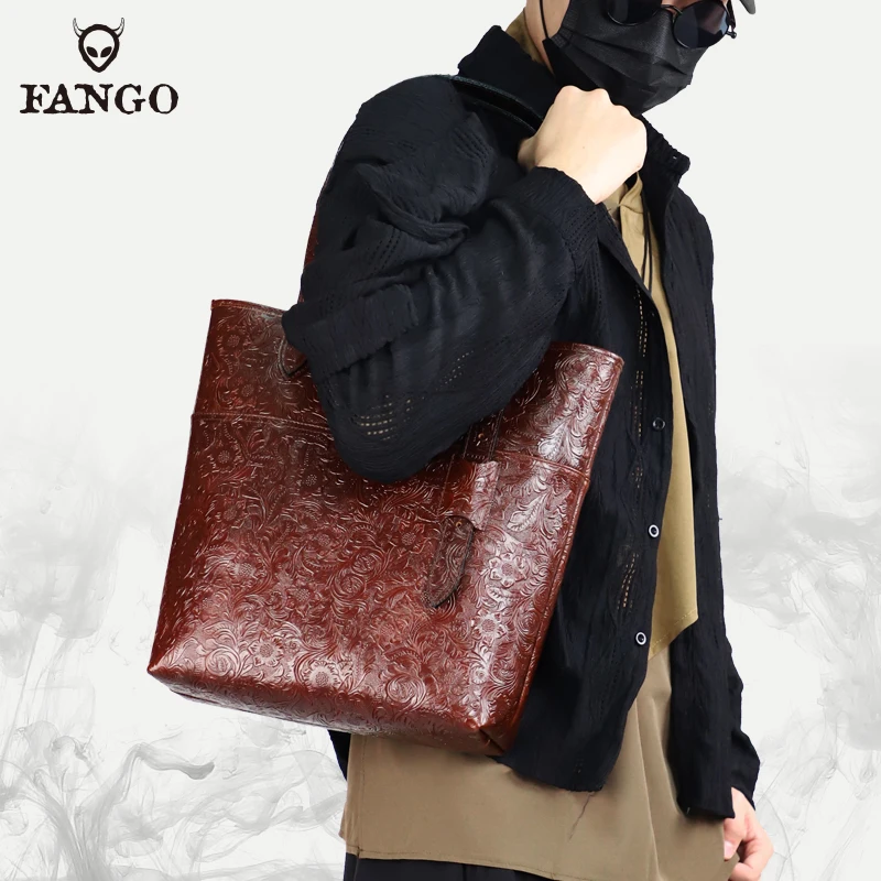 

Large Capacity Briefcase 100% Genuine Leather Laptop Shoulder Bag Tote Bags Handbag For Women, Men