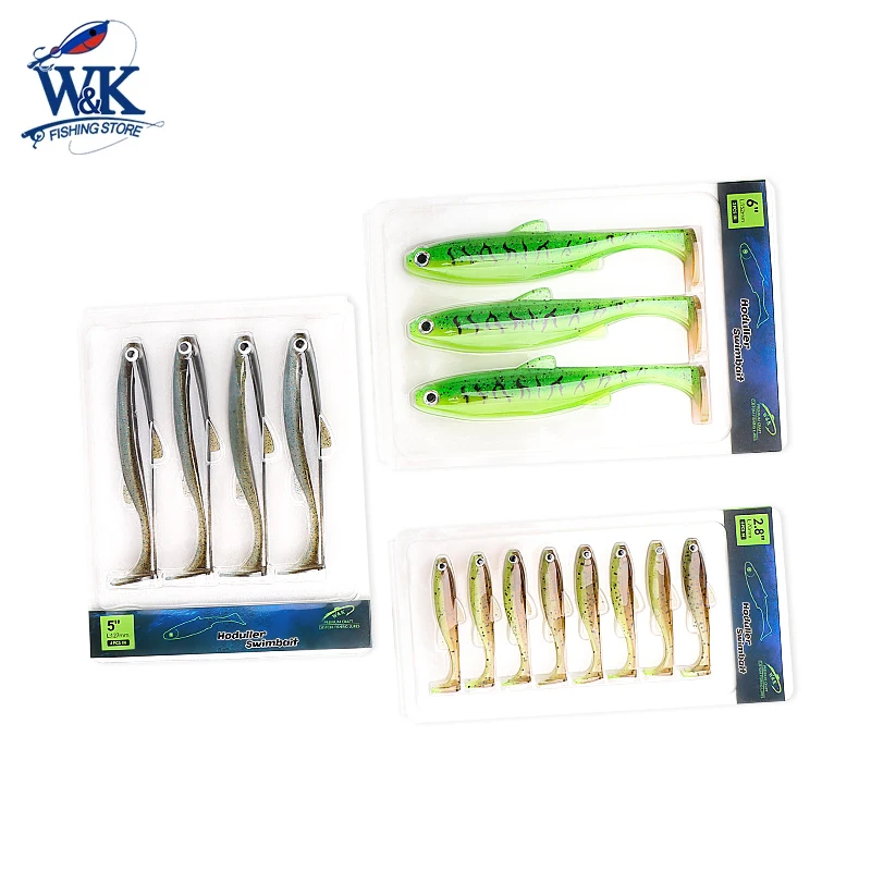 Swimbait Hoduller de vinilo con ojos 3D para lucio zander perca snook - imagen 4