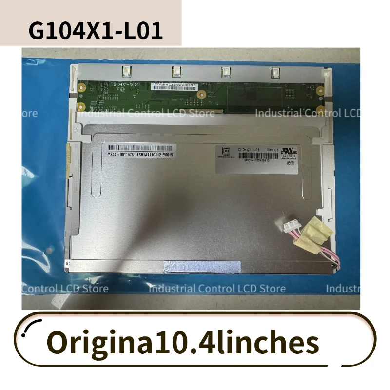 Brand new, factory-sealed G104X1-L01 10.4-inch industrial LCD screen with 1024x768 resolution 100% tested, A+ grade