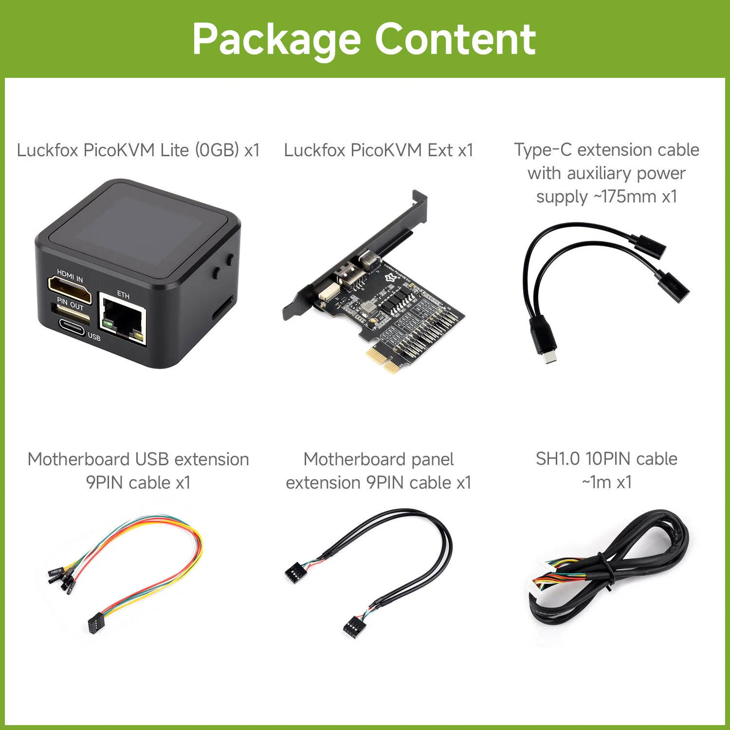 Waveshare Luckfox PicoKVM Lightweight IP KVM Remote Management Tool, Supports 1920 × 1080@60fps HDMI Video Input And HID Signal image 3