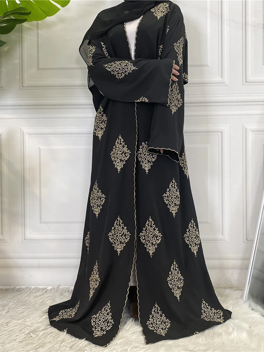 Modest Abaya Ramadan Dubai Robe Femme Musulmane Turkey Kaftan Islamic Clothing Muslim For Women Kimono Caftan Marocain Cardigan
