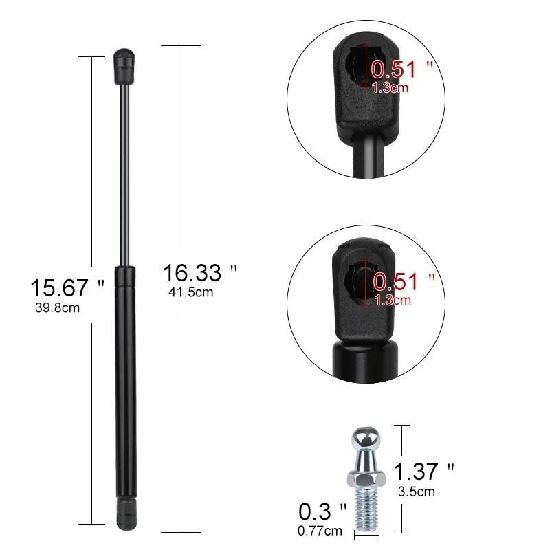 Asta di supporto per riempimento gas 1PC può essere sostituita direttamente, durevole e robusta, kit pilastro cofano anteriore Volkswagen T5