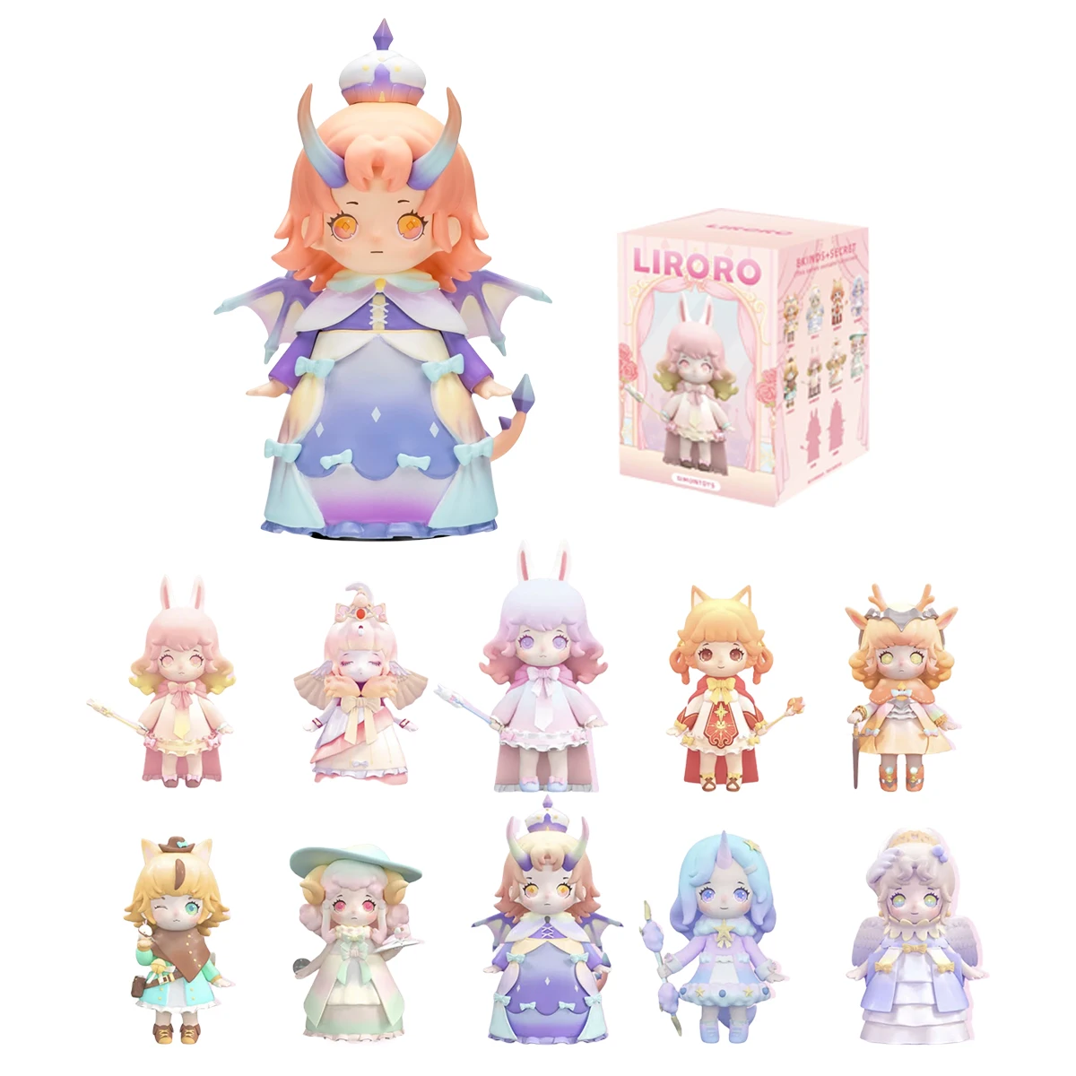 HIPLAY Simontoys LIRORO Animal Princess Blind Box Figure